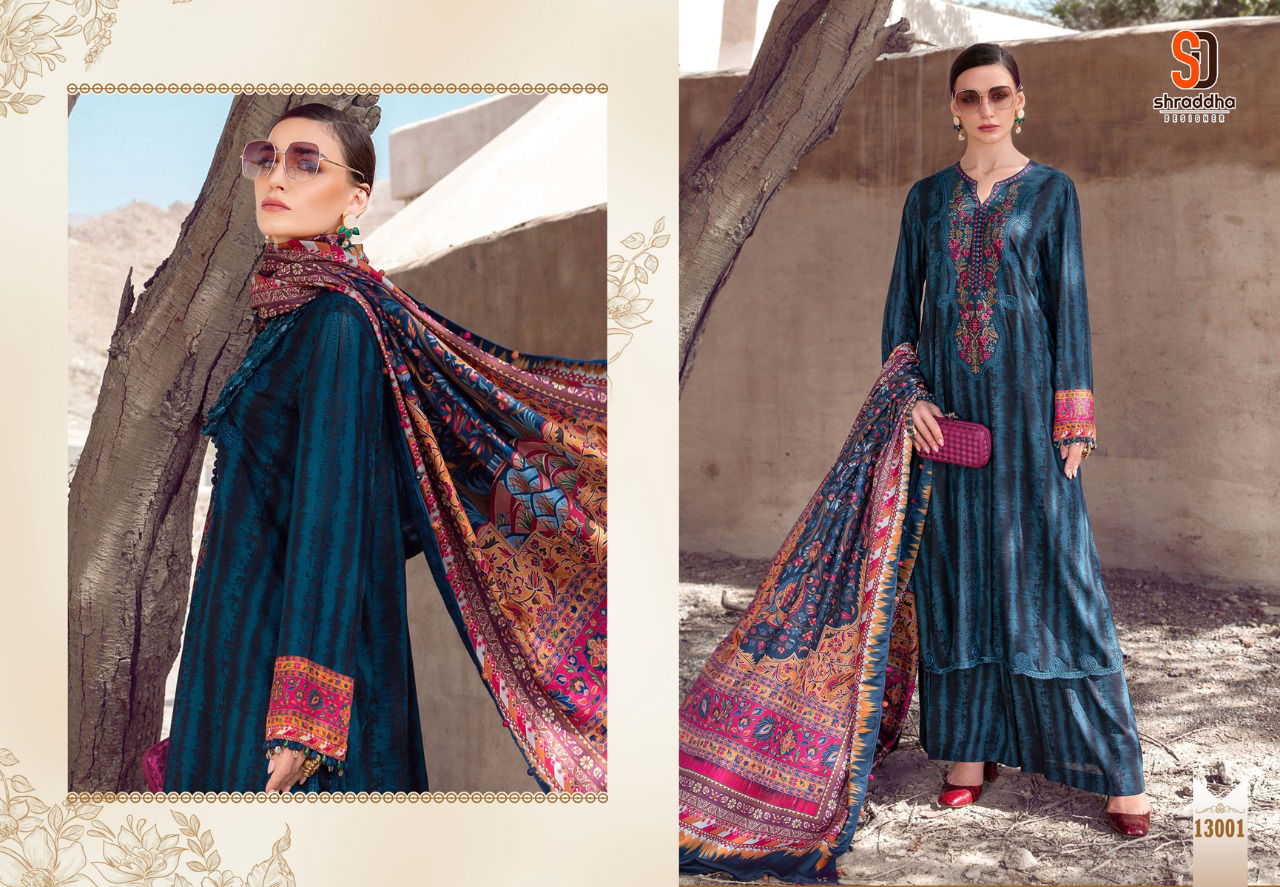 Shraddha M Print 13 Lawn Cotton Wholesale Salwar Kameez Collection